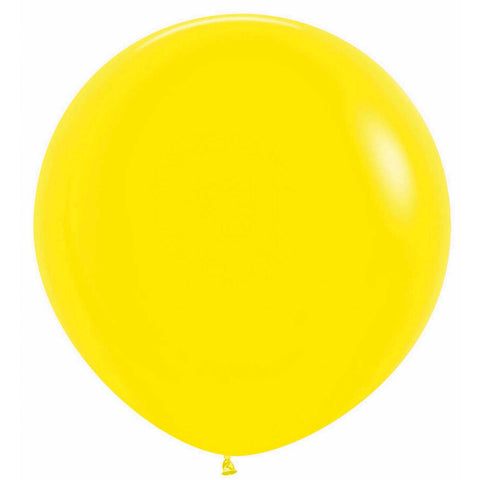 24" Latex Balloon  - Sempertex 60cm Fashion Yellow