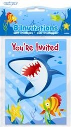 Invites - Fin Friends Sea Invitation Pk 8