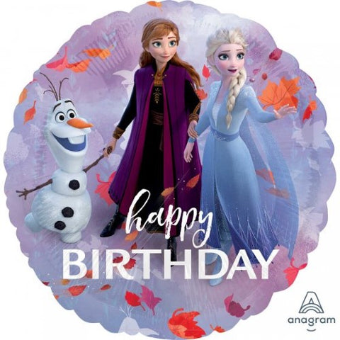 Foil Balloon 18" - Frozen 2 Happy Birthday