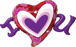 Foil Balloon Supershape - I Heart You