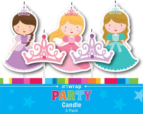 Party Candle - Princess 5 Packs