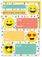 Invites - Smiley Face 16 Pack