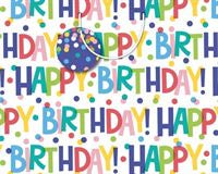 Gift Bag - Happy Birthday Colorful Dots Jumbo