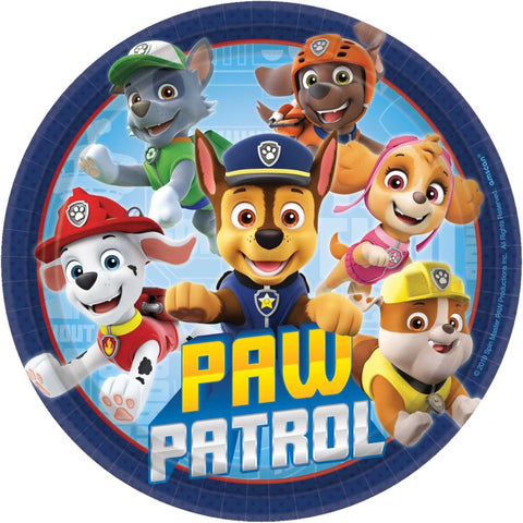 Paper Plate  - Paw Patrol Adventures Round Plates