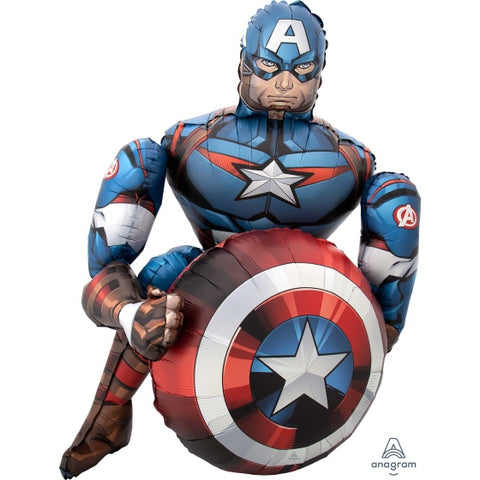 Foil Balloon Air Walkers - Avengers Captain America