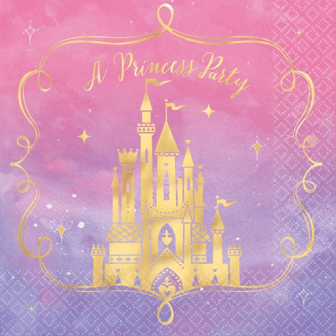 Printed Lunch Napkins - Disney Princess Once Upon A Time