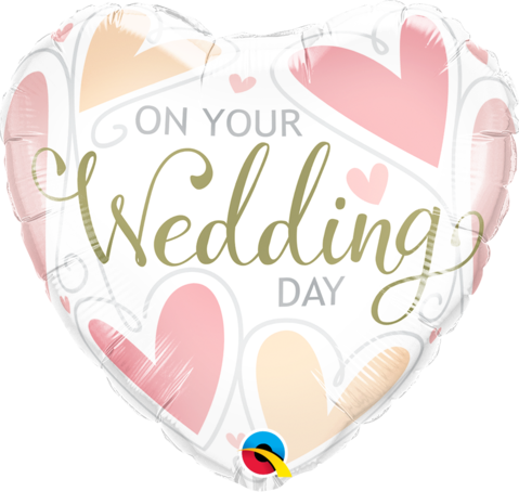 Foil Balloon 18'' - On Your Wedding Day