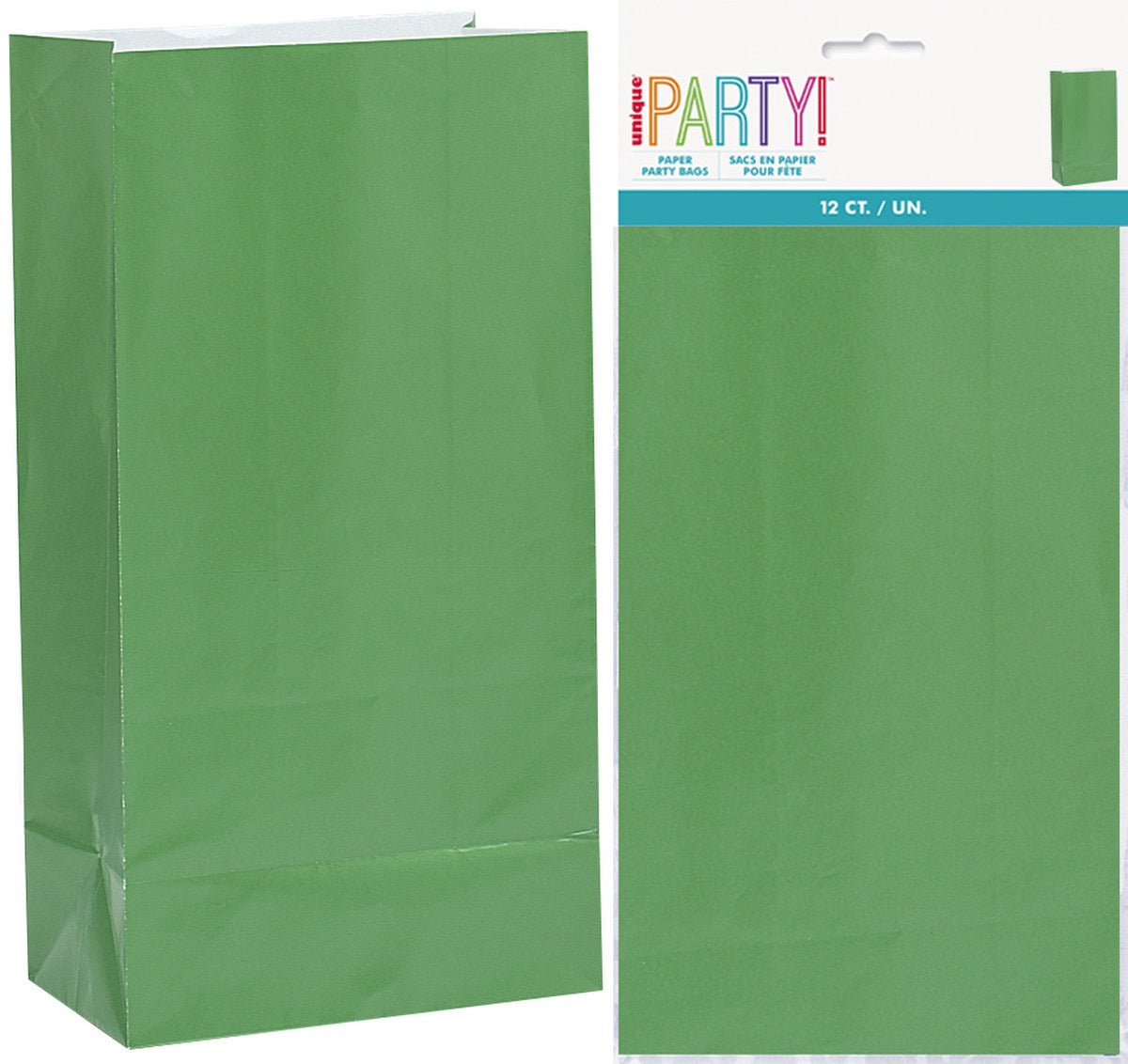 Loot Bags - Green Paper