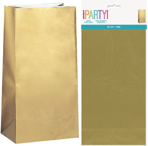 Loot Bag - Paper Bags Gold