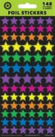 Stickers - Foil Coloured Stars