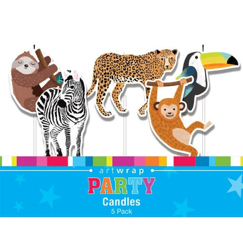 Party Candle - Jungle 5 Packs
