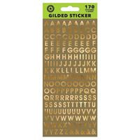Stickers - Gilded Gold Letters