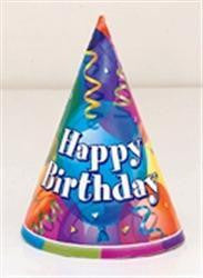 Hats - Happy Birthday Pk 8