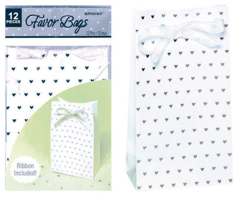 Favor Bags - Silver Tender Love Paper Bag