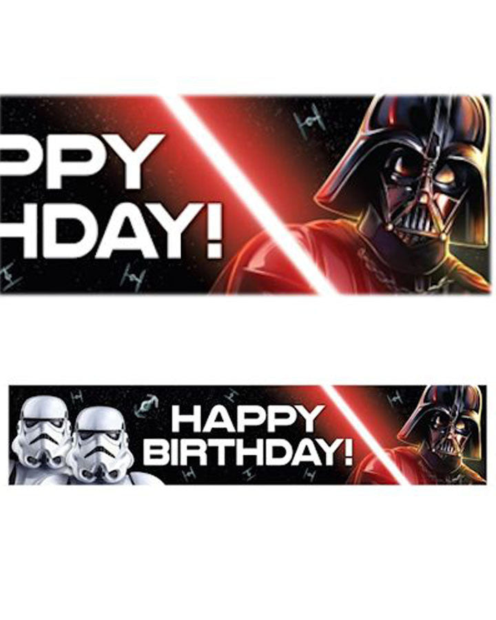 Banner - Star Wars Happy BIrthday Banner