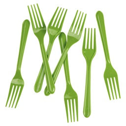 Plastic Forks - FS Fork Lime Green 20pk