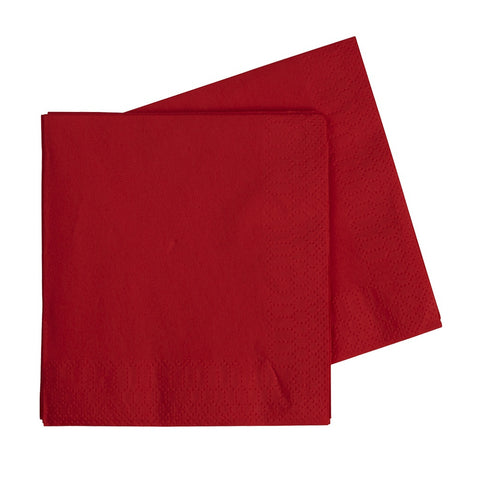Lunch Napkins - Apple Red 330mm 40pk