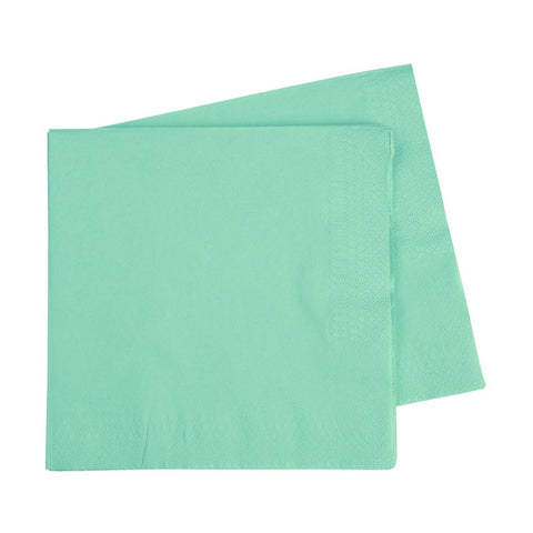Lunch Napkins - Mint Green Pack40