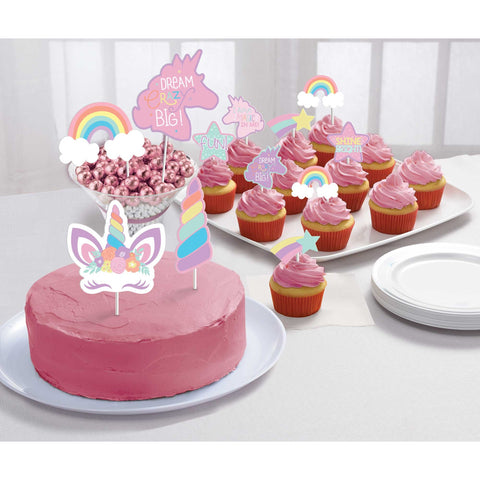 Cake Topper - Unicorn Party Cake Topper Kit