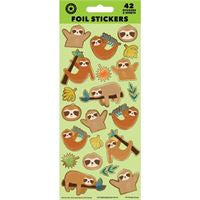 Stickers - Foil Sloths