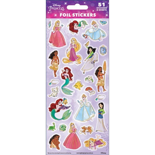 Stickers - Foil Disney Princess