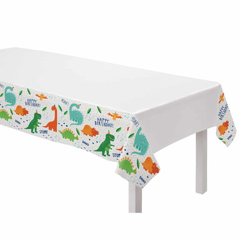 Table Cover - Dino Mite Party Dinosaur Plastic Tablecover