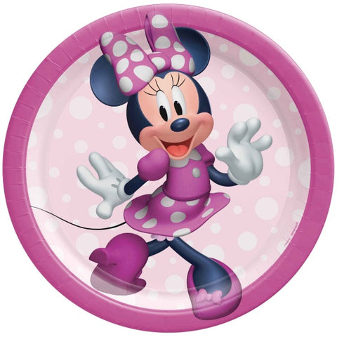 Plates - "Minnie Mouse Forever 7"" / 17cm Paper Plates