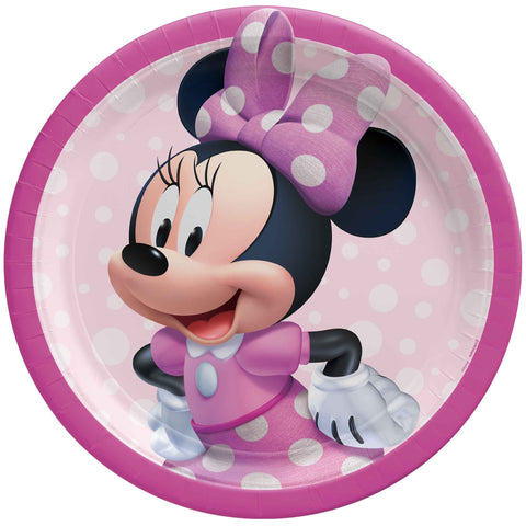Paper Plate - "Minnie Mouse Forever 9"" / 23cm Paper Plates