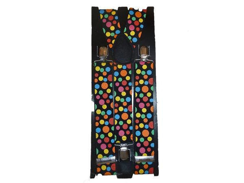 Suspenders - Polka Dot (Rainbow)
