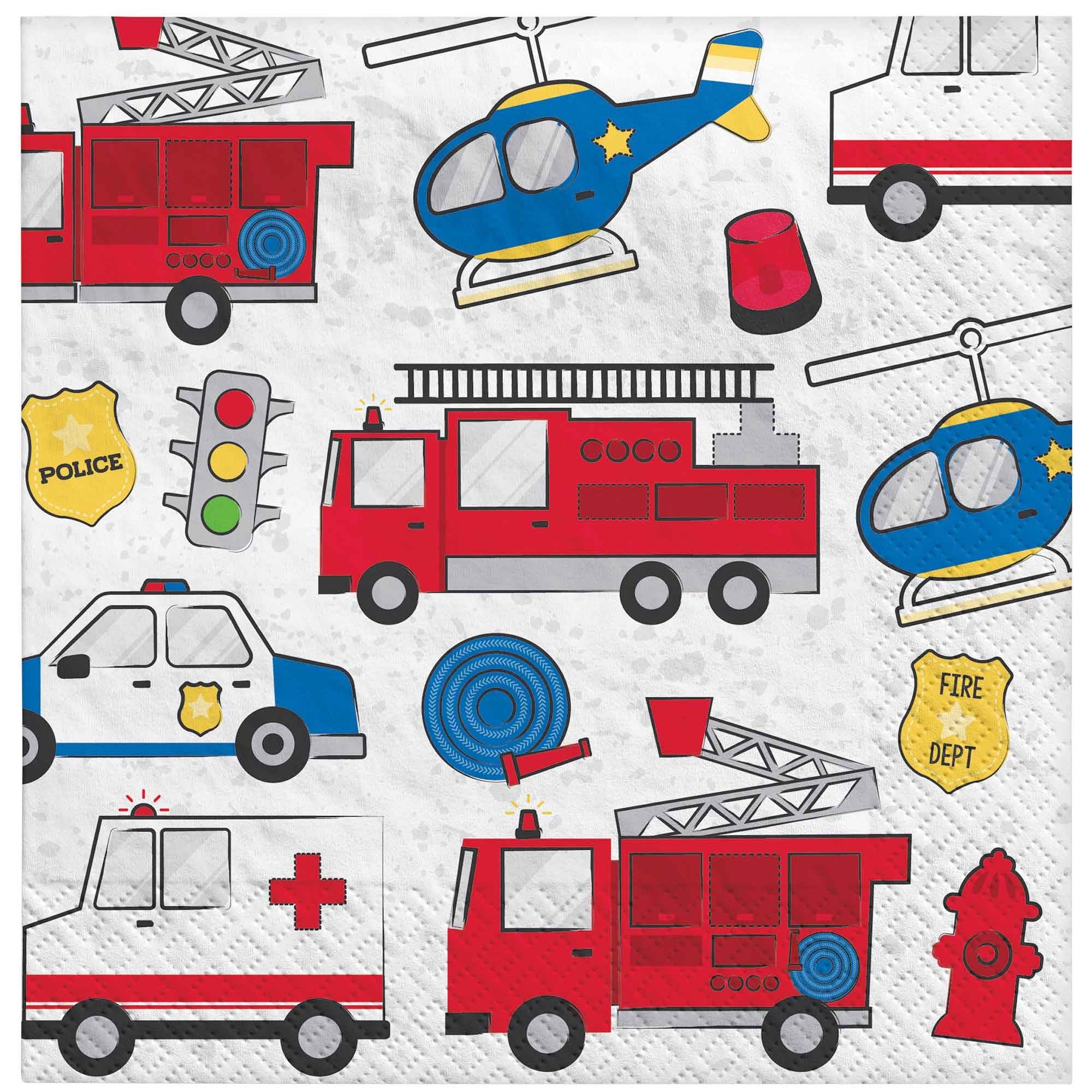 Lunch Napkins - First Responders