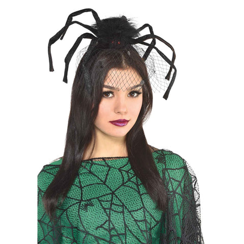 Halloween Headband - Spider Deluxe Black Headband