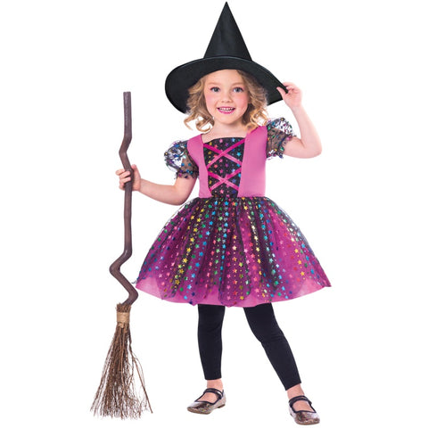 Costume - Child Rainbow Witch Girls