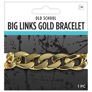 Bracelet - Big Links Bling Gold Bracelet