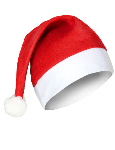 Plush Santa Hat on Header Card
