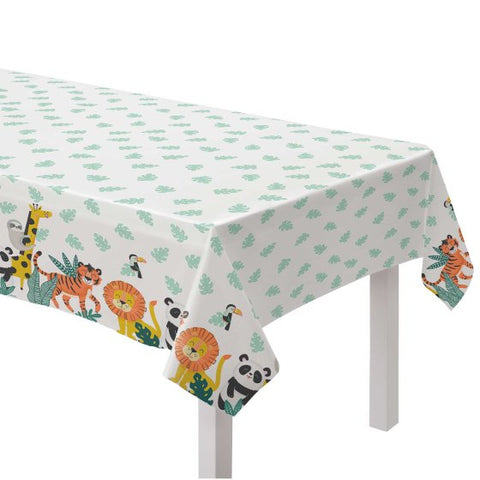 Tablecover - Get Wild Jungle Plastic Tablecover