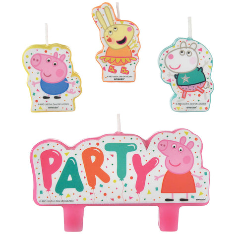 Candle Set - Peppa Pig Confetti Party