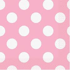 Lunch Napkin - Lovely Pink Dots