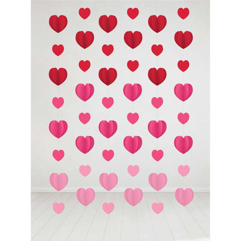Hanging Decoration - Valentine's Day Heart String Decoration