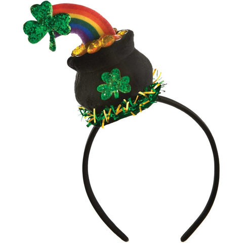 Headband - St Patrick's Day Rainbow & Pot of Gold Headband