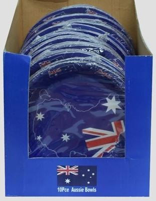 Printed Bowls - Aussie Pk 10