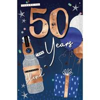 Birthday Card - Cheers To 50 Years