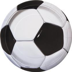 Printed Lunch Plates - Soccer Pk 8