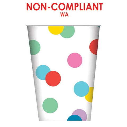 Paper Cups - Mix Confetti Pack of 8