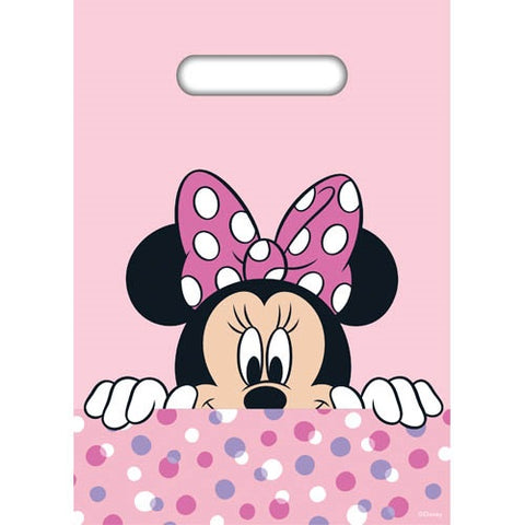 Loot Bag - Minnie Pink Party Bags 8 Pack