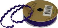 Gift Ribbon - Purple Ric Rac Trim