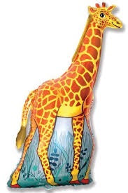 Foil Balloon Supershape - Giraffe Jungle