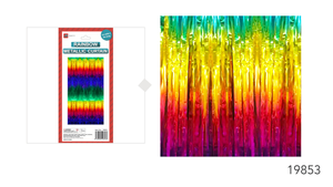 Foil Curtain - Metallic Rainbow