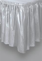Table Skirt - Silver