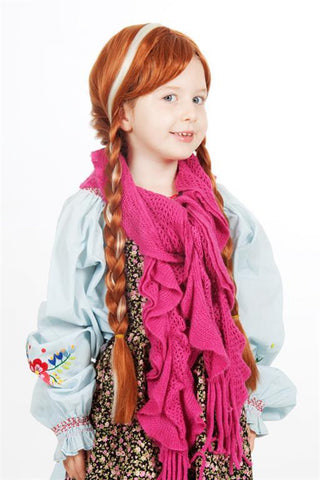 Wig - Deluxe Anna Snow Princess Child (Brown)