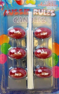 AFL Candle - Aussie Rules Footy Set